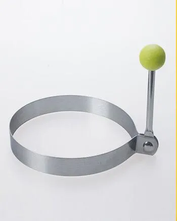 1 pcs Stainless steel form for frying eggs tools omelette mould device egg/pancake ring egg shaped kitchen appliances