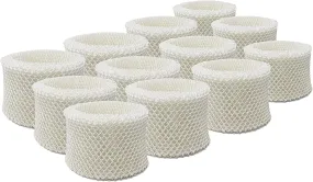 12 Pack Premium paper wick filter replacement compatible with Honeywell HAC-504AW, HAC-504, Protec WF2