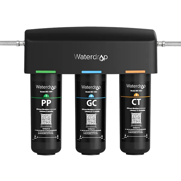 3-stage Under Counter Direct Connect Filtration System Waterdrop TSA
