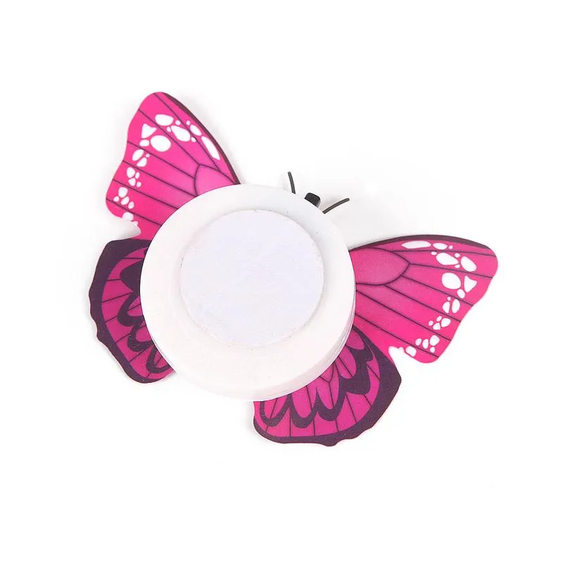 3D Night Lamp Wall Sticky Decoration Kids Room Party Christmas Decor Butterfly LED Light
