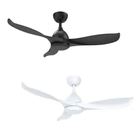 42" Scorpion Dc Ceiling Fan Matt Black, Matt White Msdc103 Martec Lighting