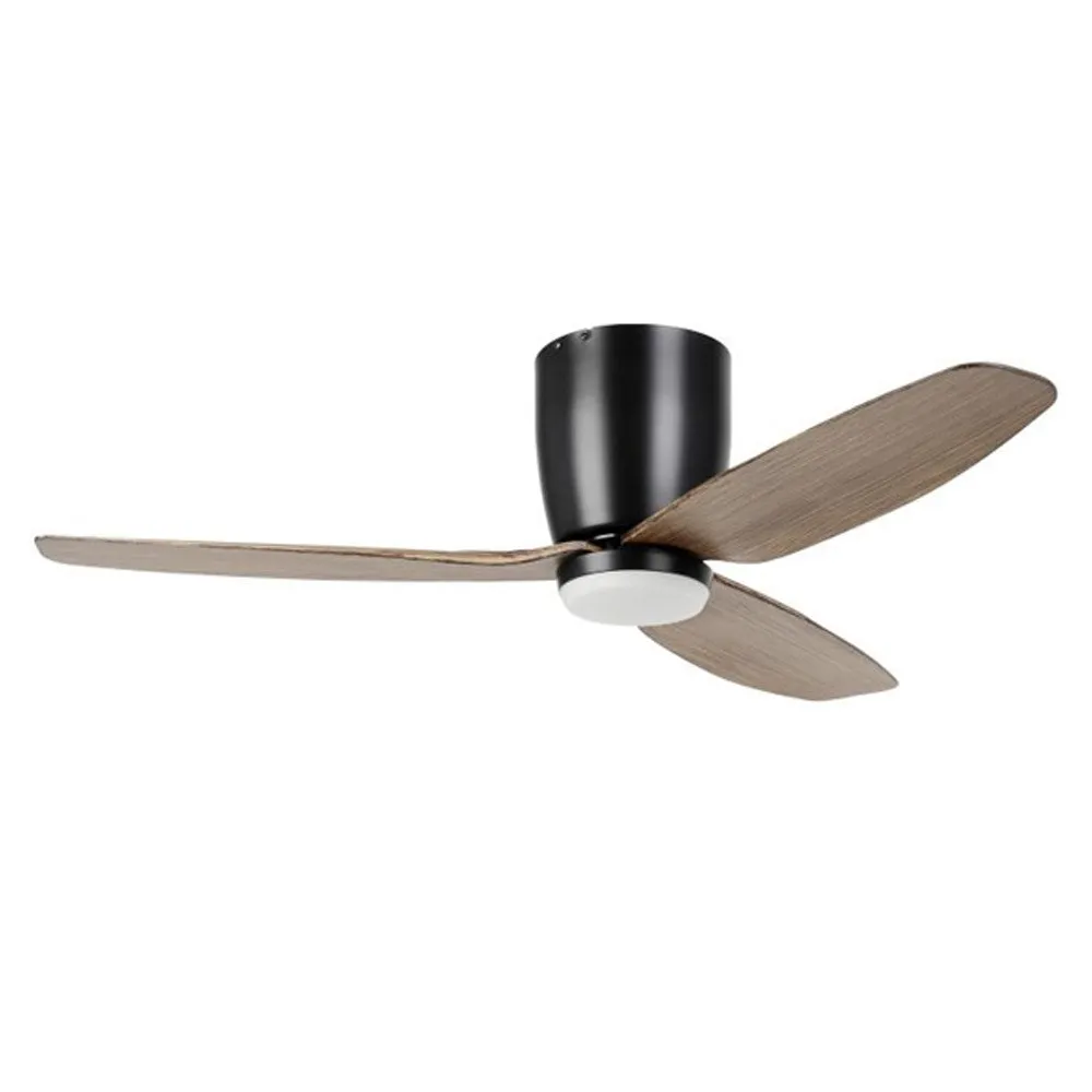 44" Seacliff Dc Ceiling Fan With Led Light Cct 12W In White, Black, Gessami Oak Or Light Walnut