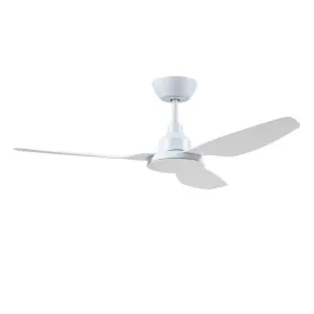 48" Glacier Dc Ceiling Fan White With Light Gla1203Wh-L Ventair