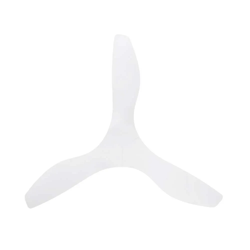 48" Surf Dc Ceiling Fan In White, Black, Oak/White Or Teak/Black