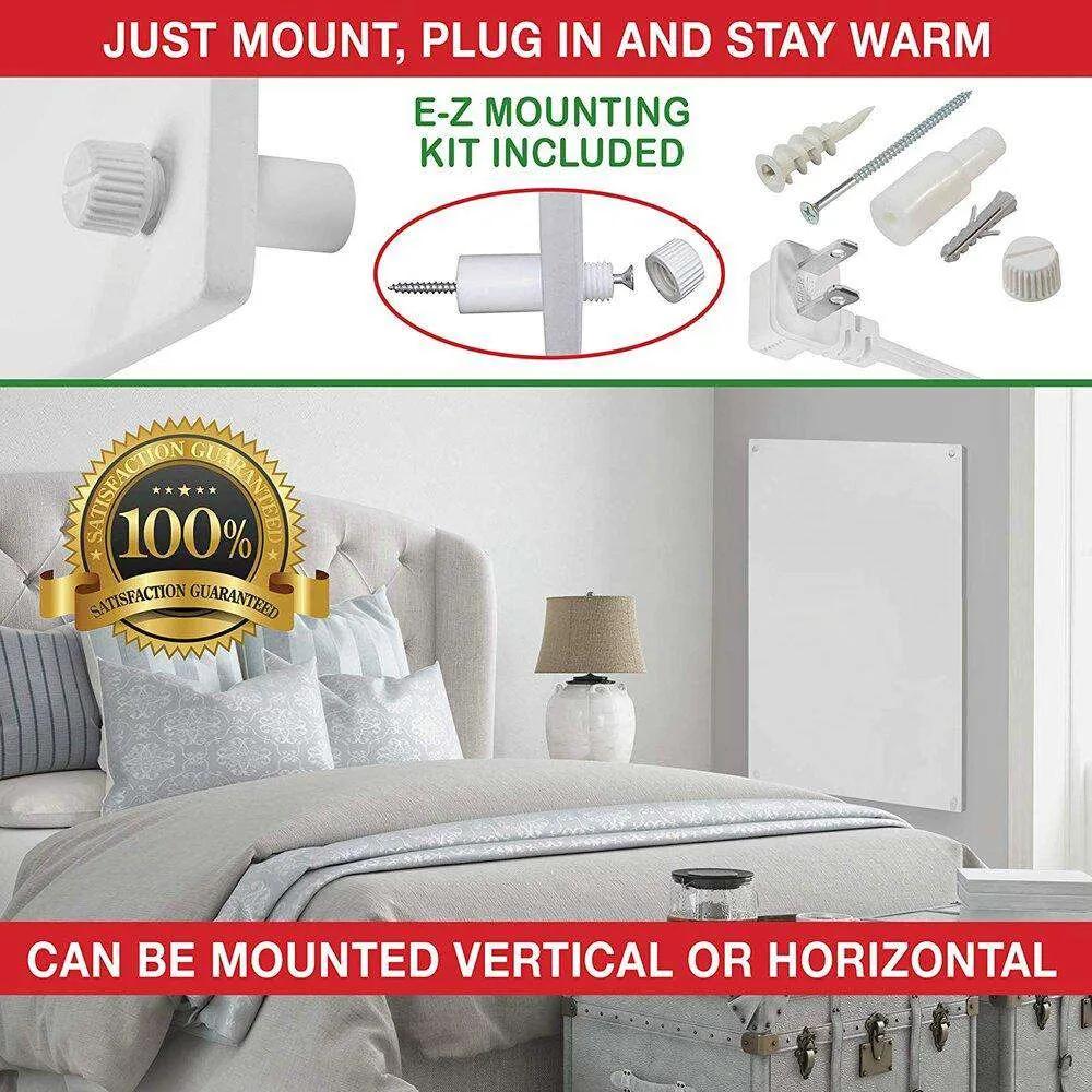 600 Watt Wall Heater - Thermostat & Reflector Included.