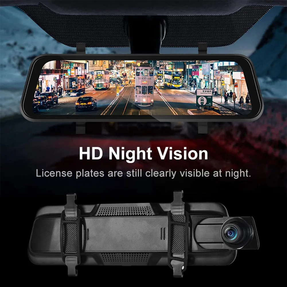 9.66-inch Car Multimedia Player FM Carplay 24 Hours Monitoring HD