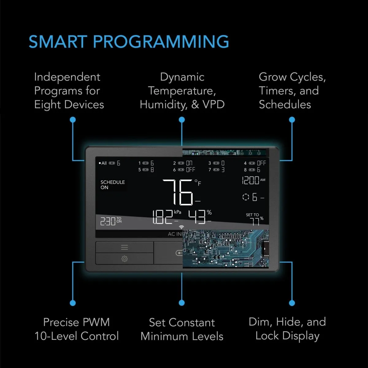 AC Infinity BLUETOOTH/WIFI Smart Digital Controller 69 PRO 