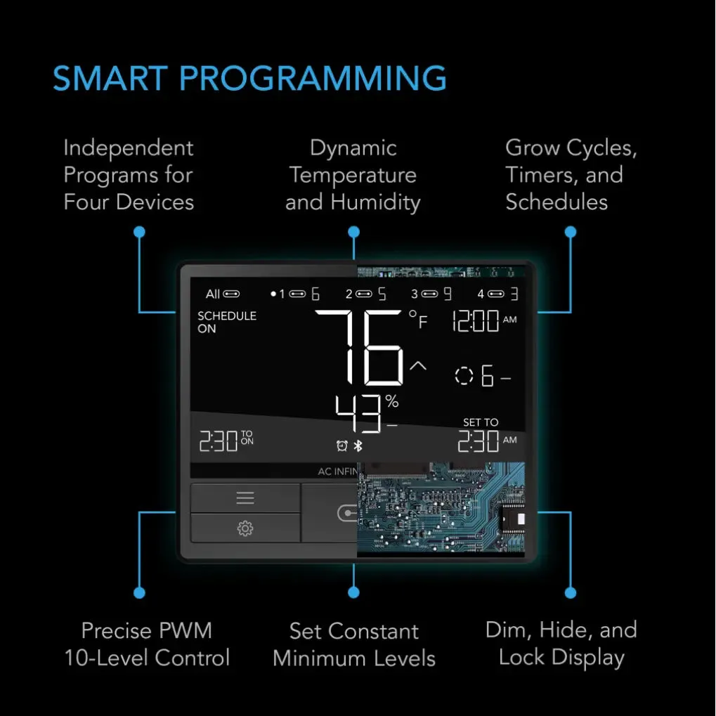 AC Infinity CONTROLLER 69 for Temperature, Humidity & Cycle