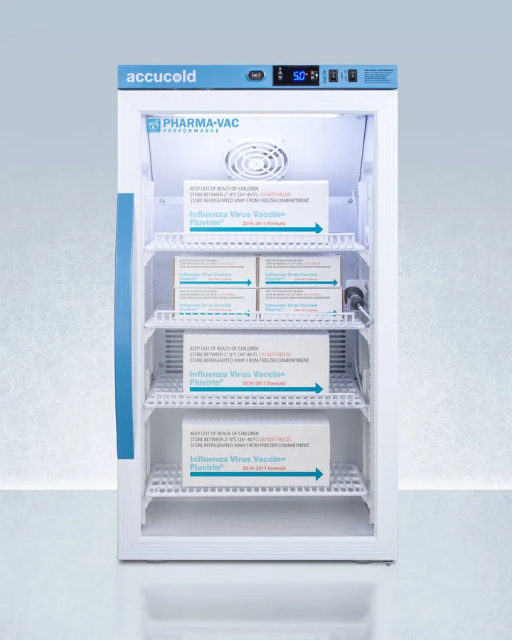 Accucold 3 Cu.Ft. Counter Height Vaccine Refrigerator - ARG3PV