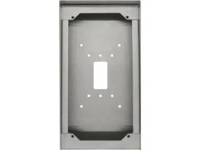 Aiphone SBX-IDVFRA Stainless Steel Surface Mount Box for IX-DF-2RA, IX-SS-(2)RA