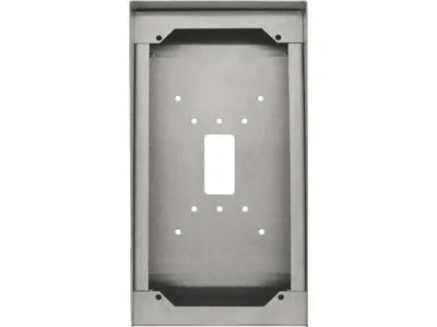 Aiphone SBX-IDVFRA Stainless Steel Surface Mount Box for IX-DF-2RA, IX-SS-(2)RA