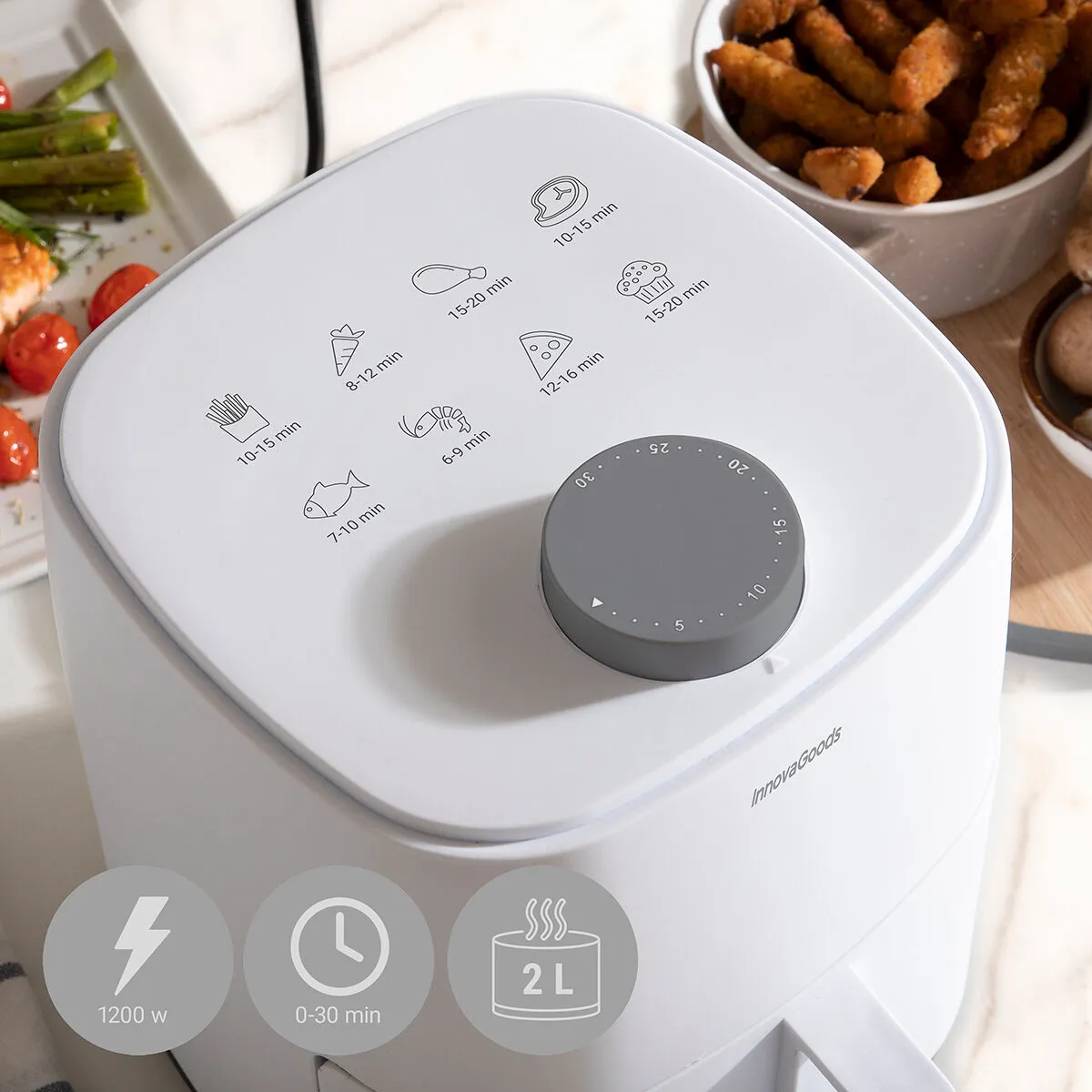 Air Fryer 2L White 1200W