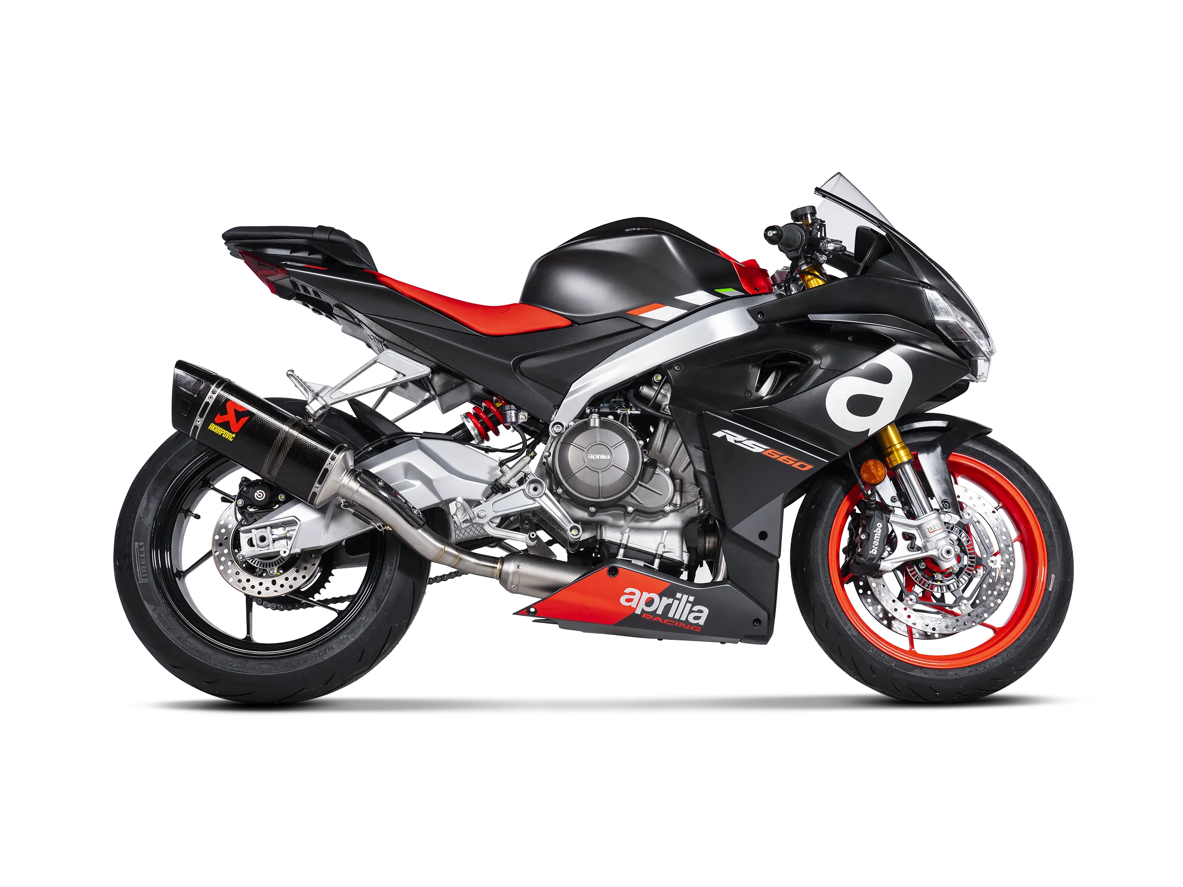 Akrapovič Race Line Exhaust in Carbon Fiber for RS660 & Tuono 660 - High-Performance