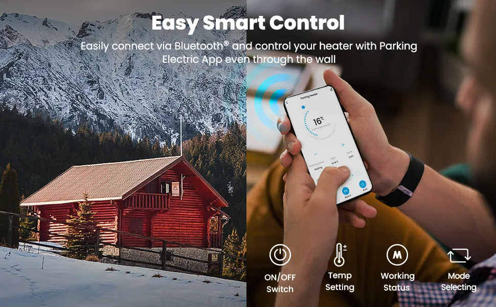 All-in-One Diesel Air Heater - Bluetooth Capable