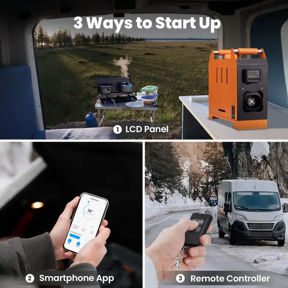 All-in-One Diesel Air Heater - Bluetooth Capable