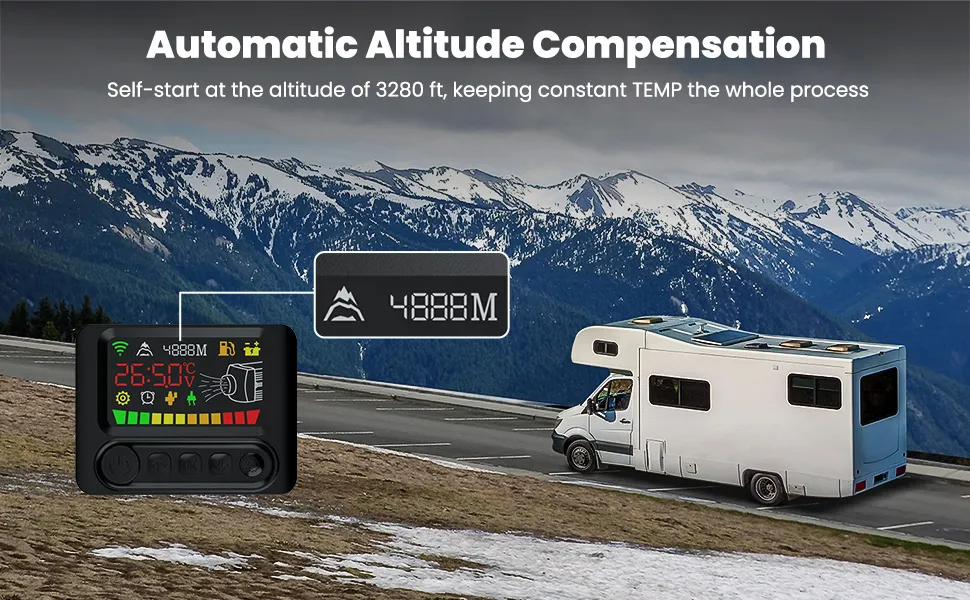 All-in-One Diesel Air Heater - Bluetooth Capable