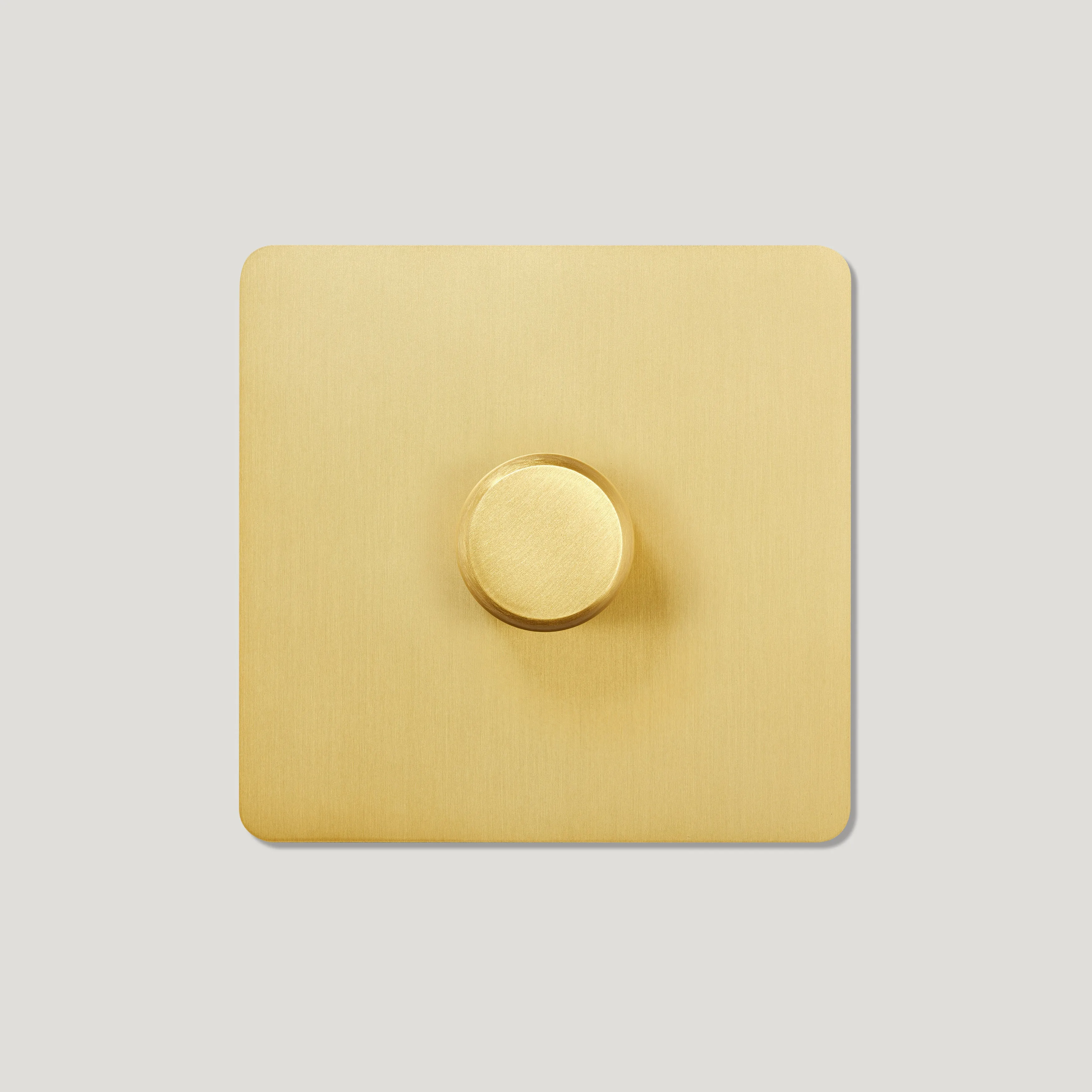 ALVA 1G Dimmer Light Switch - Brass