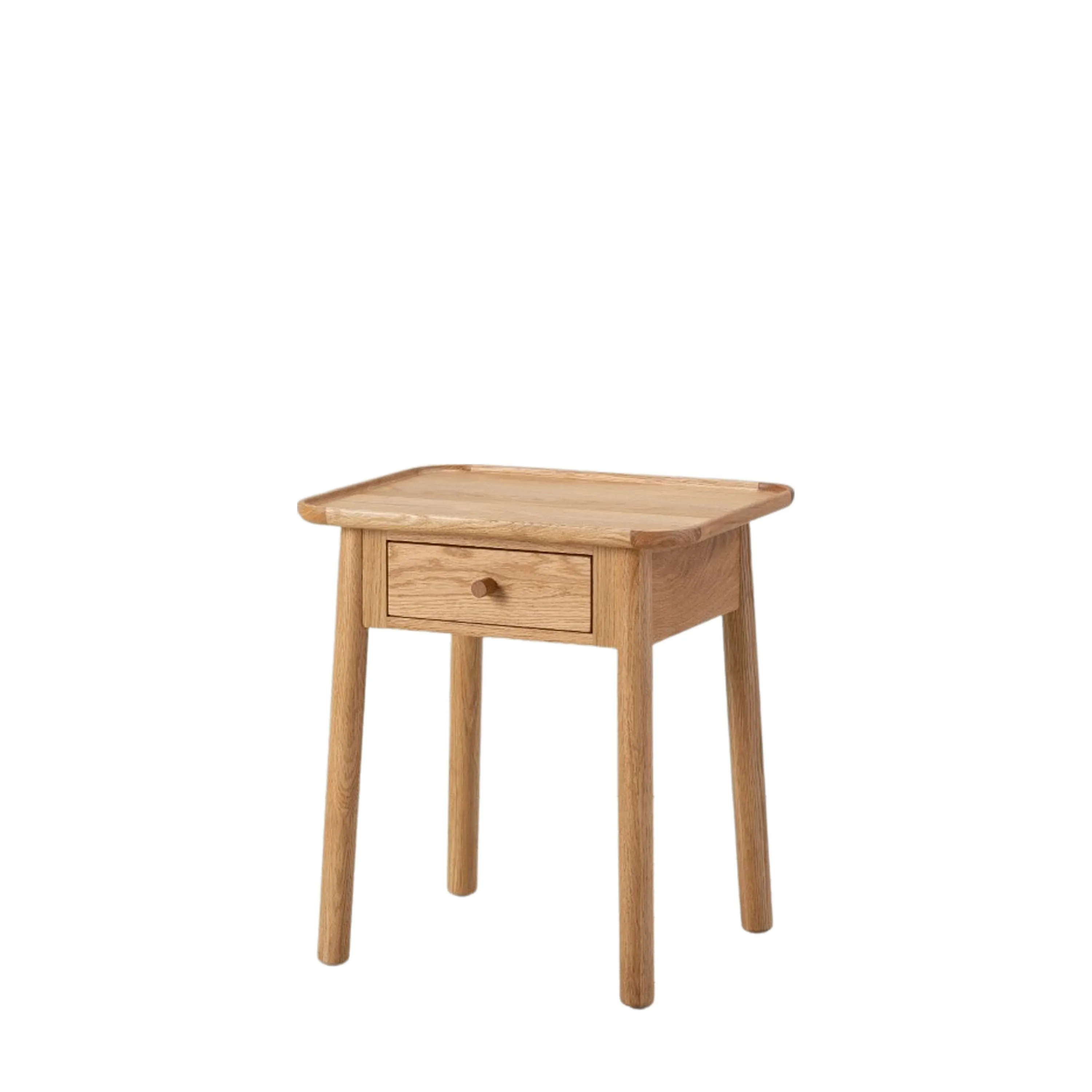 Amos Kingham 1 Drawer Side Table