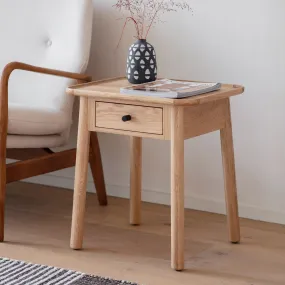 Amos Kingham 1 Drawer Side Table