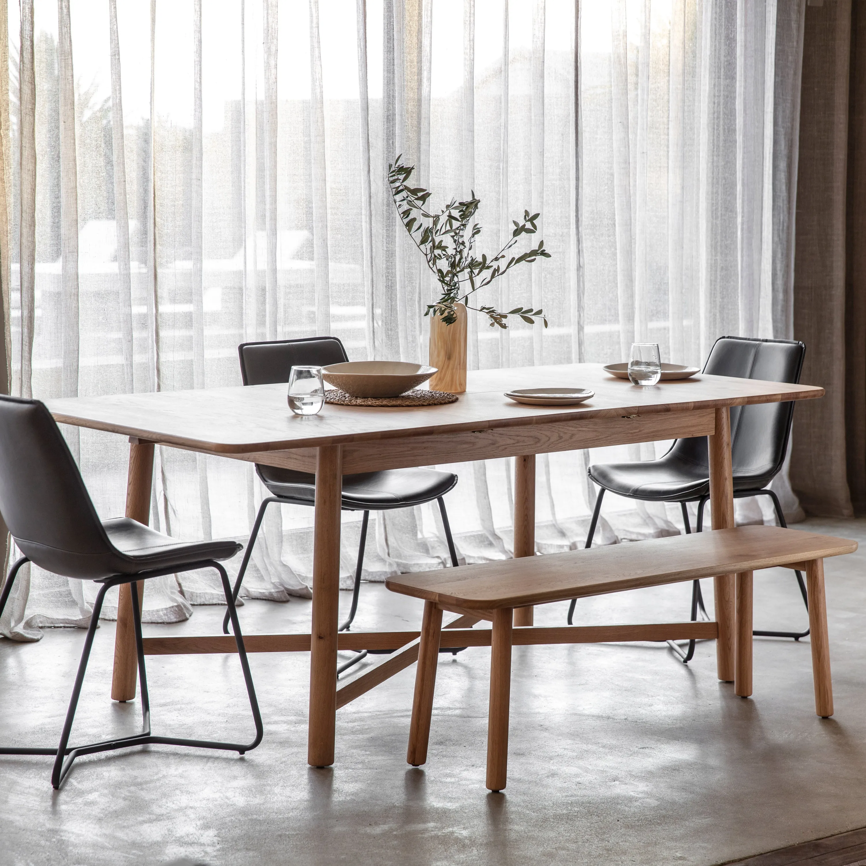 Amos Kingham Extending Dining Table