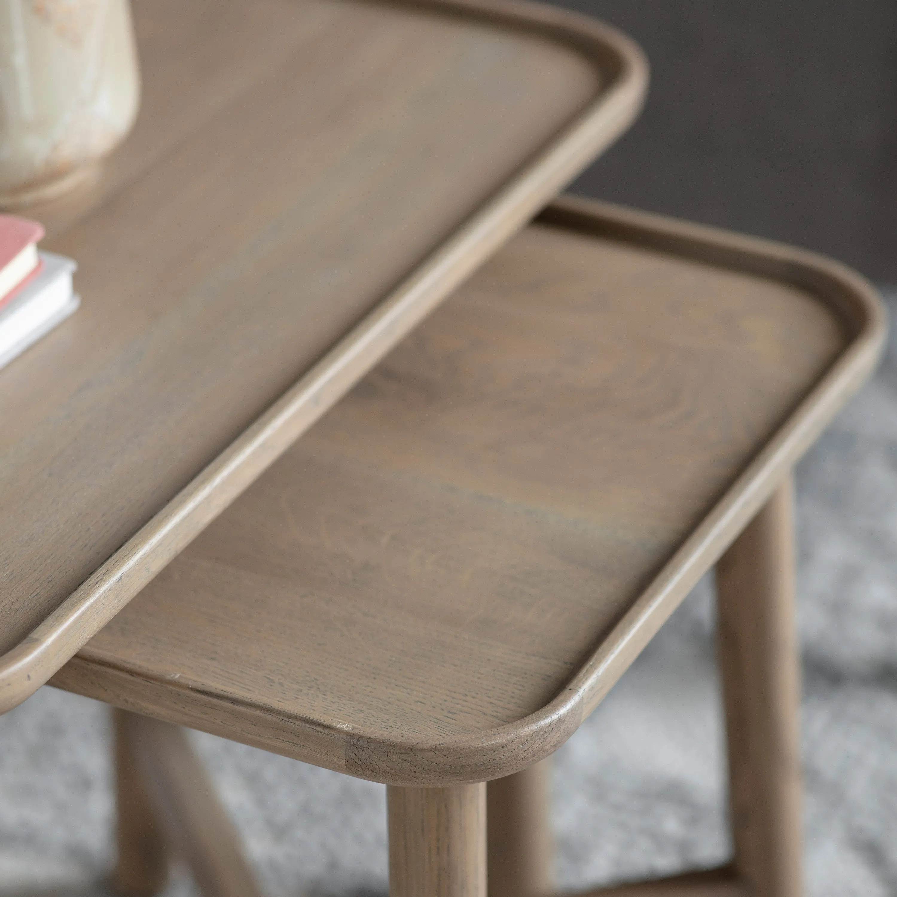 Amos Kingham Nest Of 2 Tables Grey