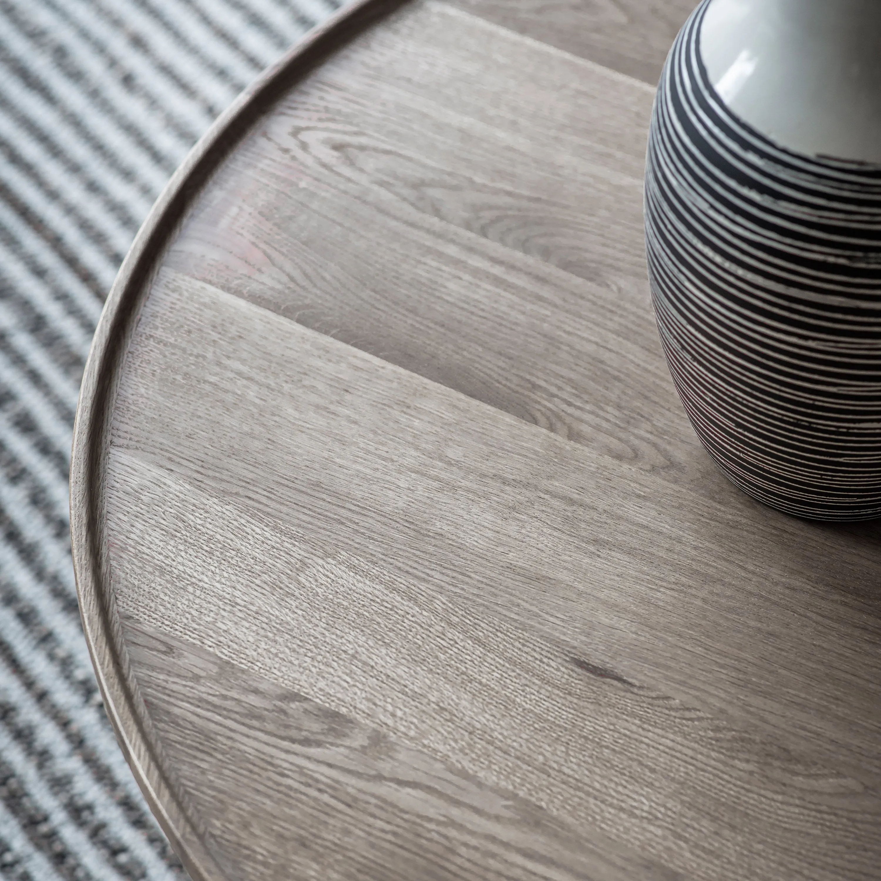 Amos Kingham Round Coffee Table Grey
