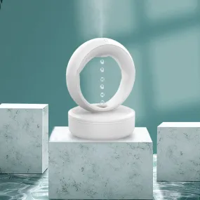 Anti-gravity Air Humidifier - 680ML Water Drop Aroma Diffuser Essential Oil Ultrasonic  Levitating Mist Maker