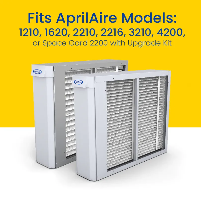 Aprilaire 210 - Clean Air Filter For Aprilaire Whole-Home Air Purifiers, MERV 11, For Dust