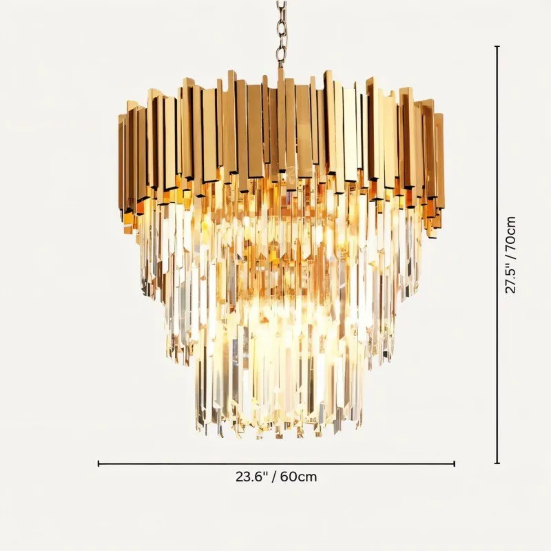 Astralis Lux Tiered Round Chandelier