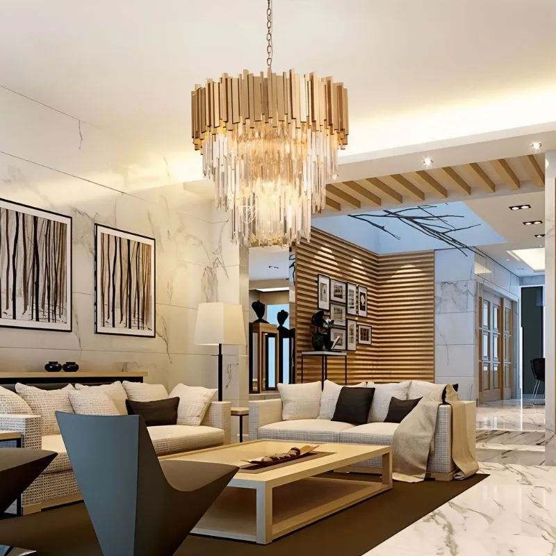 Astralis Lux Tiered Round Chandelier