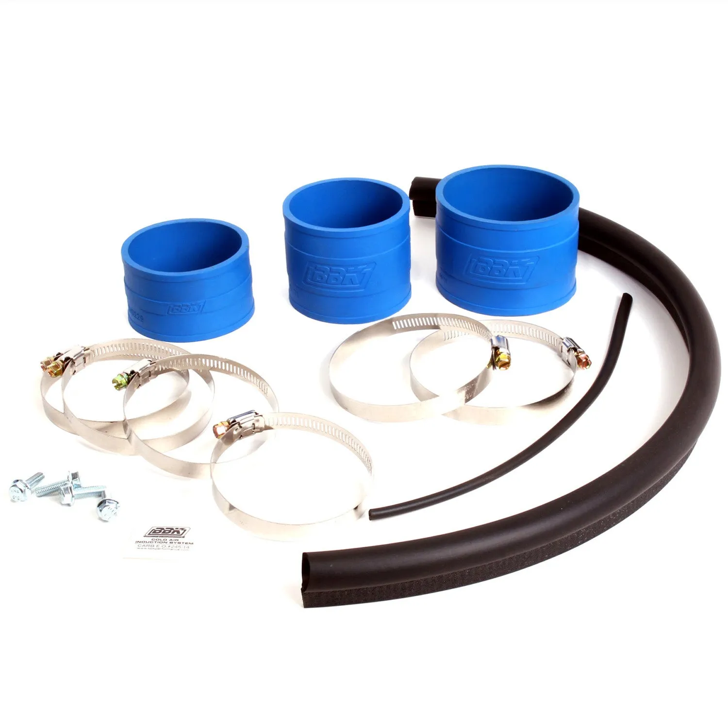 BBK Performance Parts 1557 1986-1993 MUSTANG 5.0 COLD AIR INTAKE - FENDERWELL STYLE STYLE (POWDER CHROME)