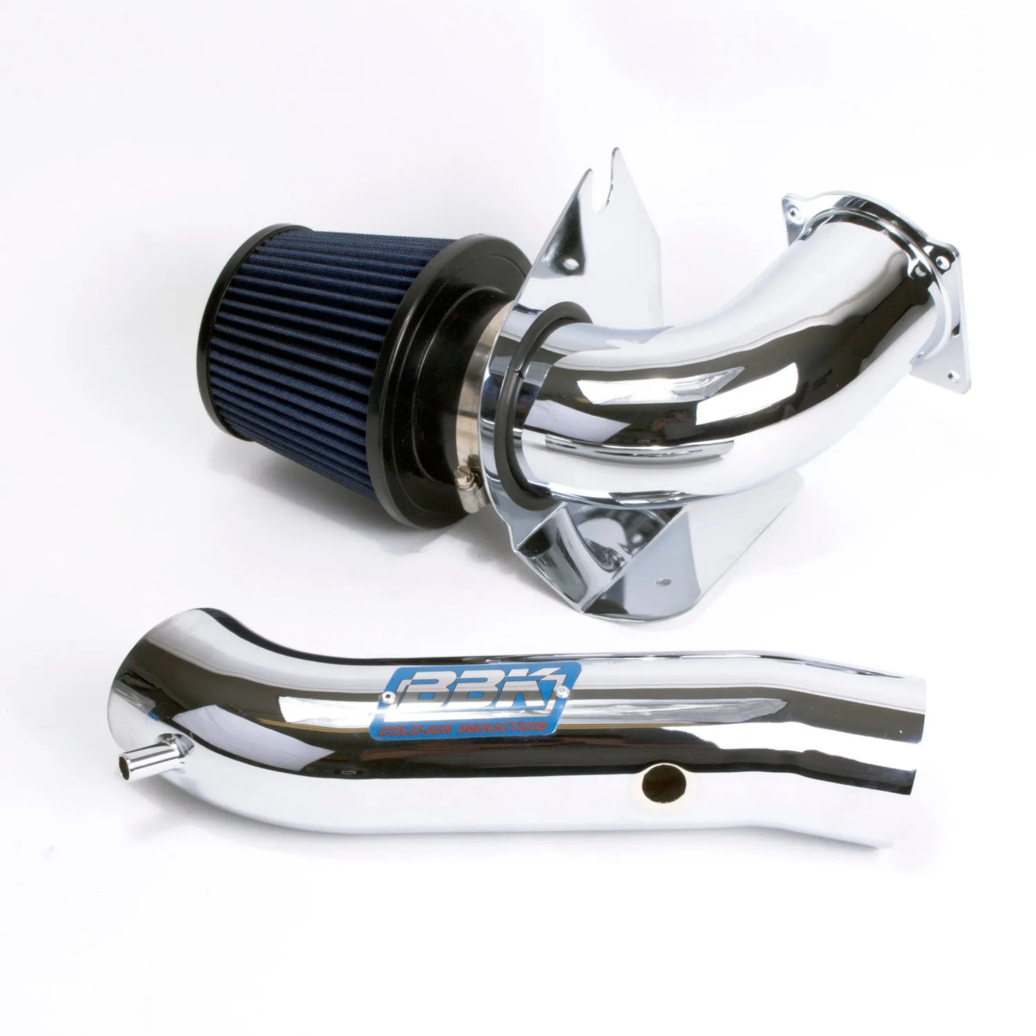 BBK Performance Parts 1719 1999-2004 FORD MUSTANG V6 COLD AIR INTAKE FENDERWELL STYLE (POWDER CHROME)