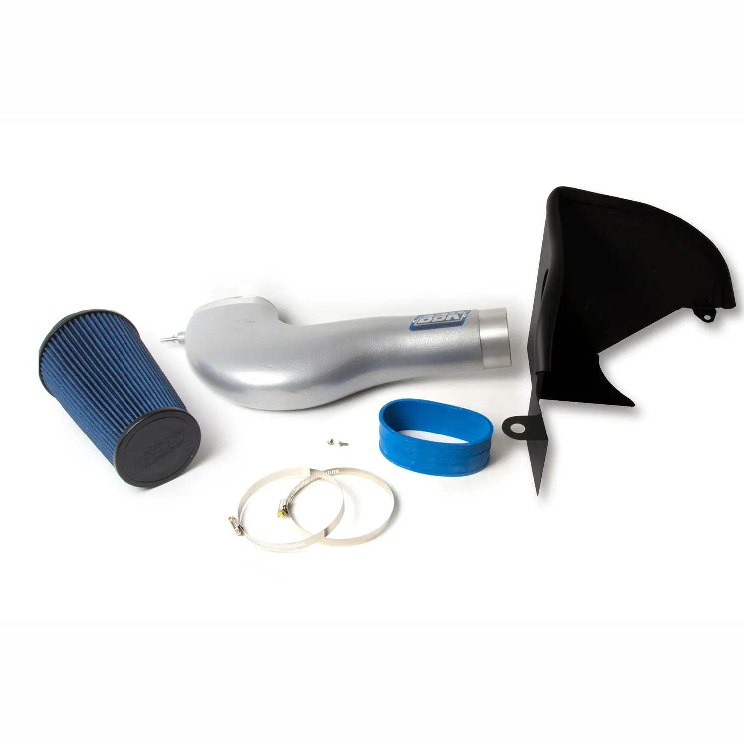 BBK Performance Parts 1736 2005-2009 MUSTANG GT COLD AIR INTAKE (TITANIUM SILVER FINISH).