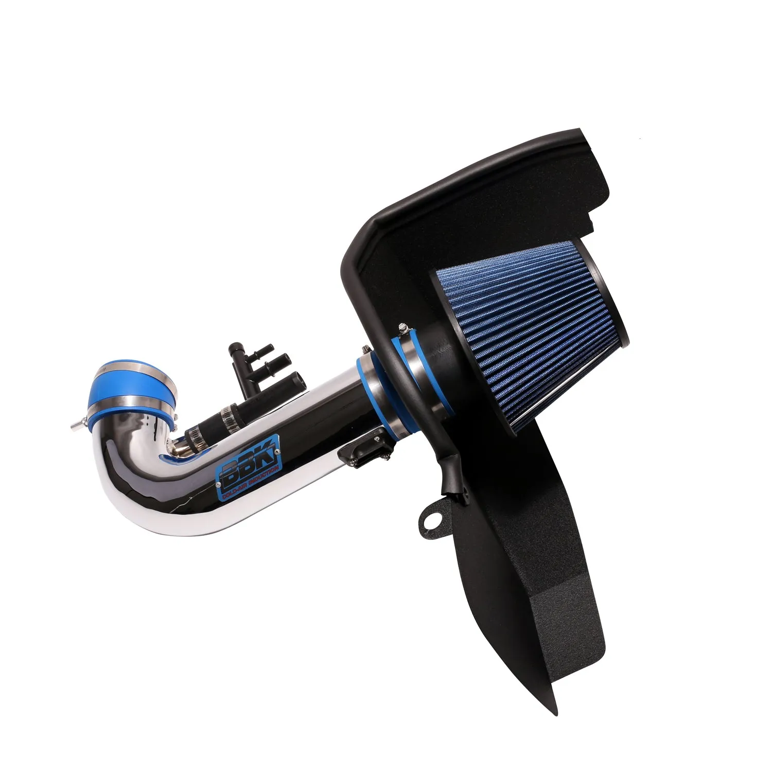 BBK Performance Parts 1847 2015-2017 MUSTANG GT 5.0 COLD AIR INTAKE KIT (POWDER CHROME).