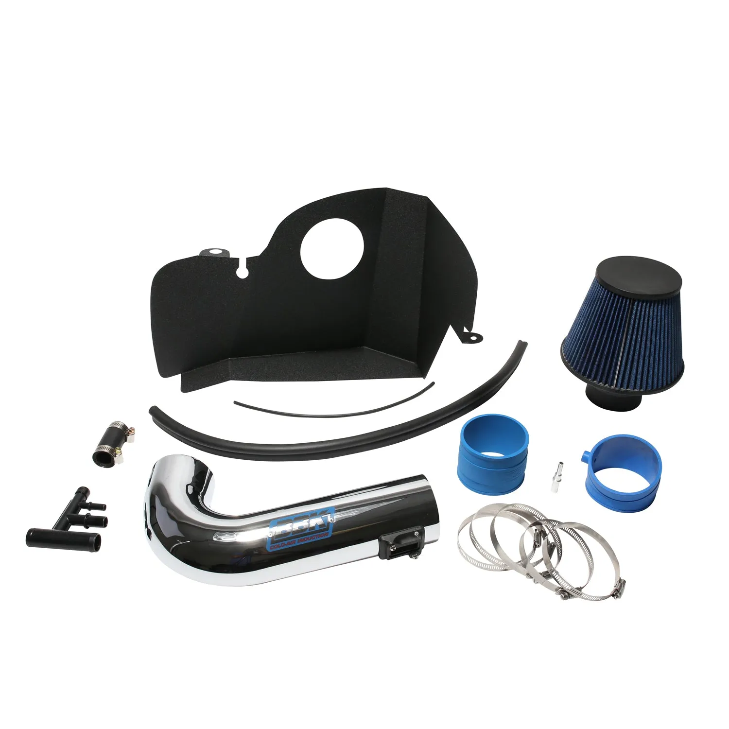 BBK Performance Parts 1847 2015-2017 MUSTANG GT 5.0 COLD AIR INTAKE KIT (POWDER CHROME).