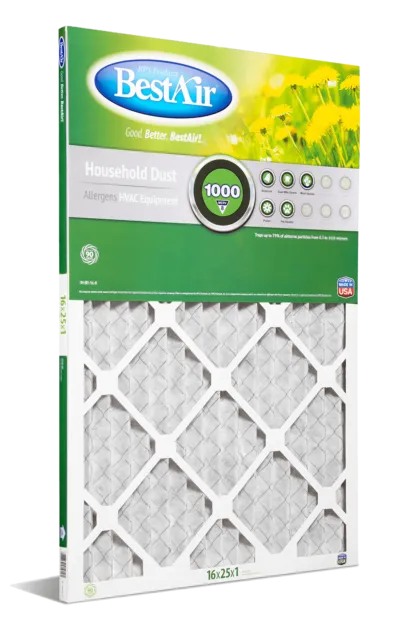 BestAir® B1-1625-8-12 Pleated Filter Merv 8 (16" x 25" x 1")