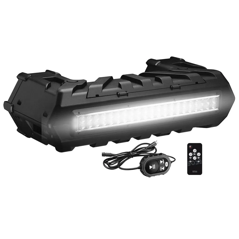 Boss Amplified Bluetooth 8" Marine Speaker RGB Lighting & LED
