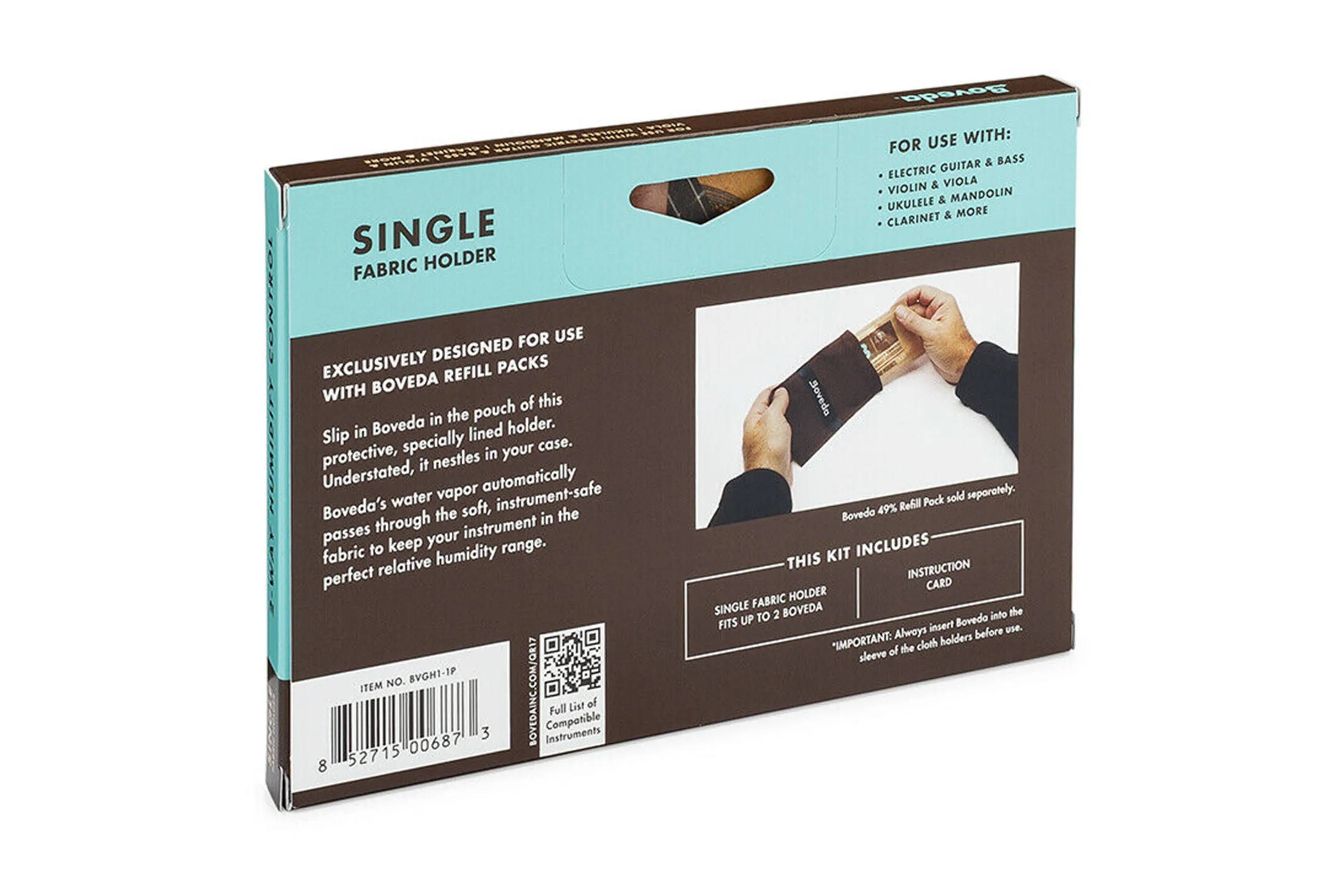 Boveda Fabric Case To Hold 49% Humidifier - Single Pouch
