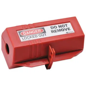 Brady® Plug Lockouts, 220V/500V, Red, 65675
