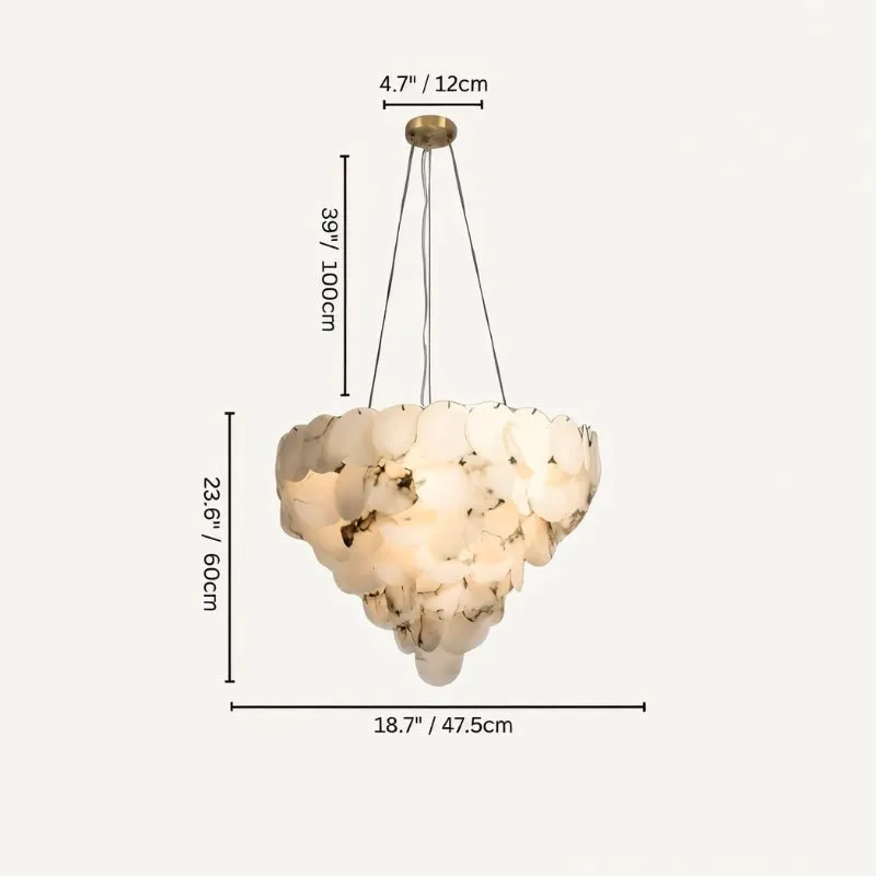 Caelum Alabaster Chandelier