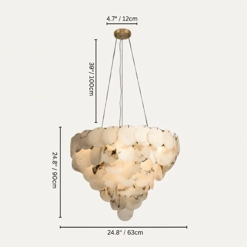 Caelum Alabaster Chandelier