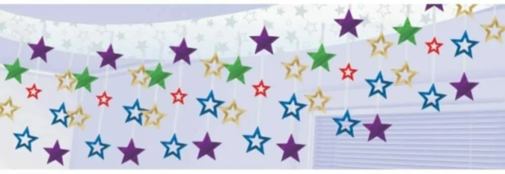 Ceiling Canopy - Foil Stars