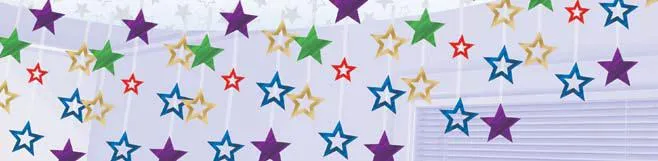 Ceiling Canopy - Foil Stars