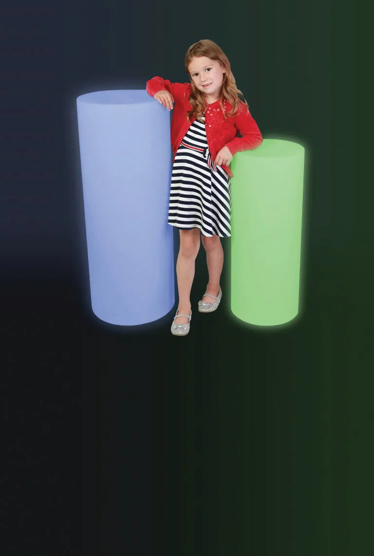 Colour Changing Cylinder - Large with Adaptor