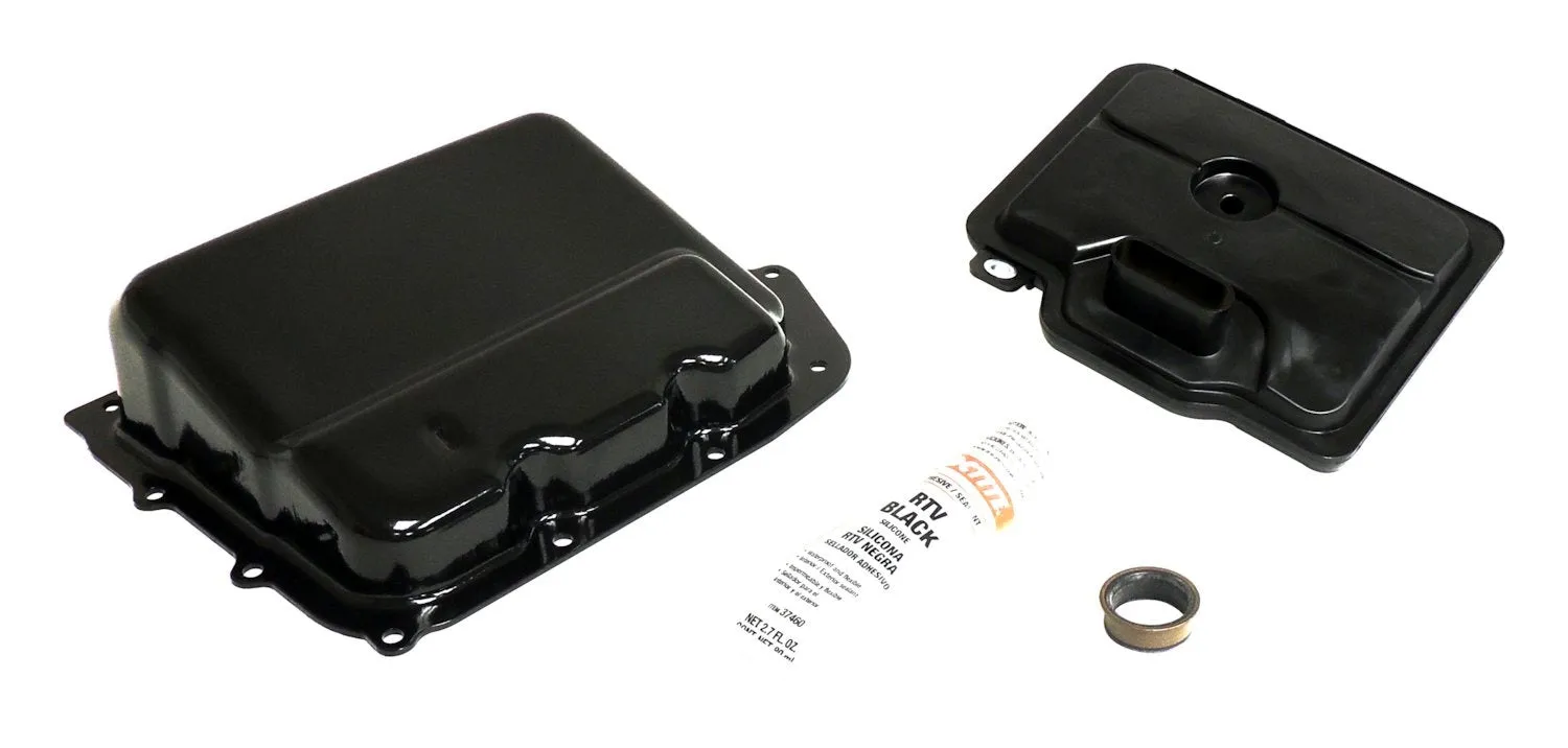 Crown Automotive Jeep Replacement 5078556K Transmission Oil Pan Kit; Incl. Oil Pan/Filter/RTV Sealant;