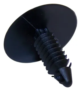 Crown Automotive Jeep Replacement 6506293AA Push Pin; Black; Plastic; Multiple Uses;