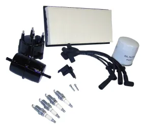 Crown Automotive Jeep Replacement TK18 Tune-Up Kit; Incl. Air Filter/Oil Filter/Spark Plugs; w/SAE Oil Filter Threads;