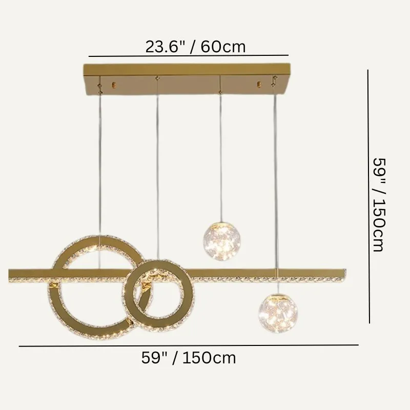 Cynosure Linear Chandelier