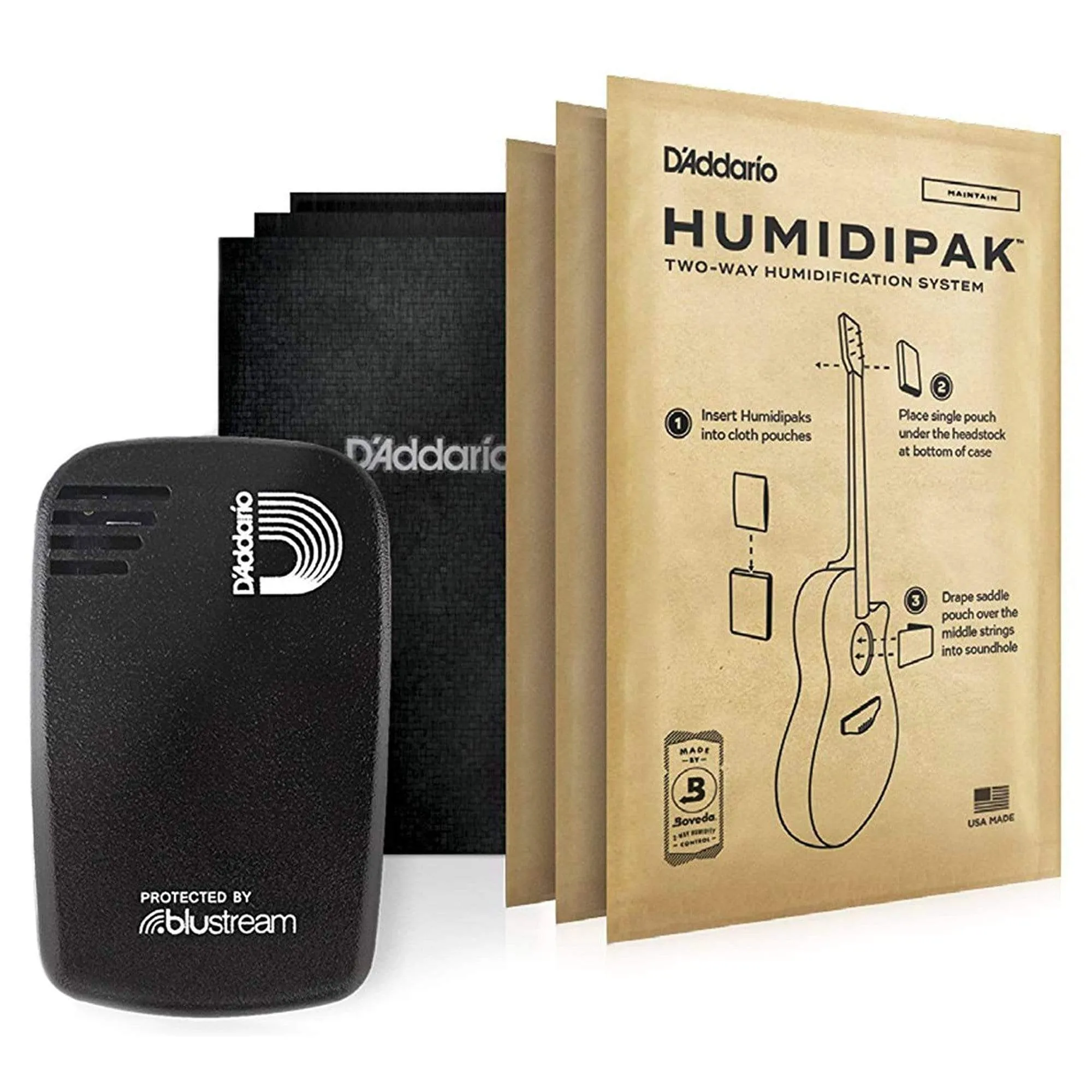 D'Addario Humidikit Humiditrak / Humidipak Bundle