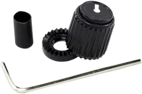 D'Addario  LokNob Small - Black PW-LNS-01B